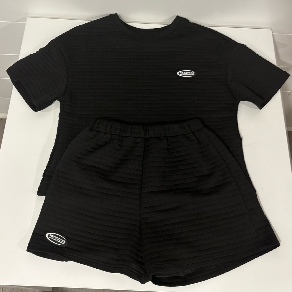 SHEIN Black Skorts Lightweight Athletic Style